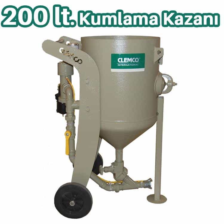 Clemco 200 Litre Kumlama Kazanı 1 Clemco 200 Litre Kumlama Kazanı